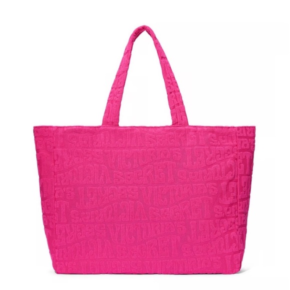 Victoria Secret Pink Terry Tote - Picture 2 of 5